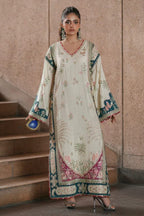 Ethnc Luxury Silk Embroidered 2Pc Unstitched Suit AF-02
