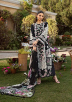 EF Dhannak 3pc Unstitched EMB Suit