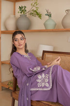RS Dhannak 3pc Unstitched EMB Suit