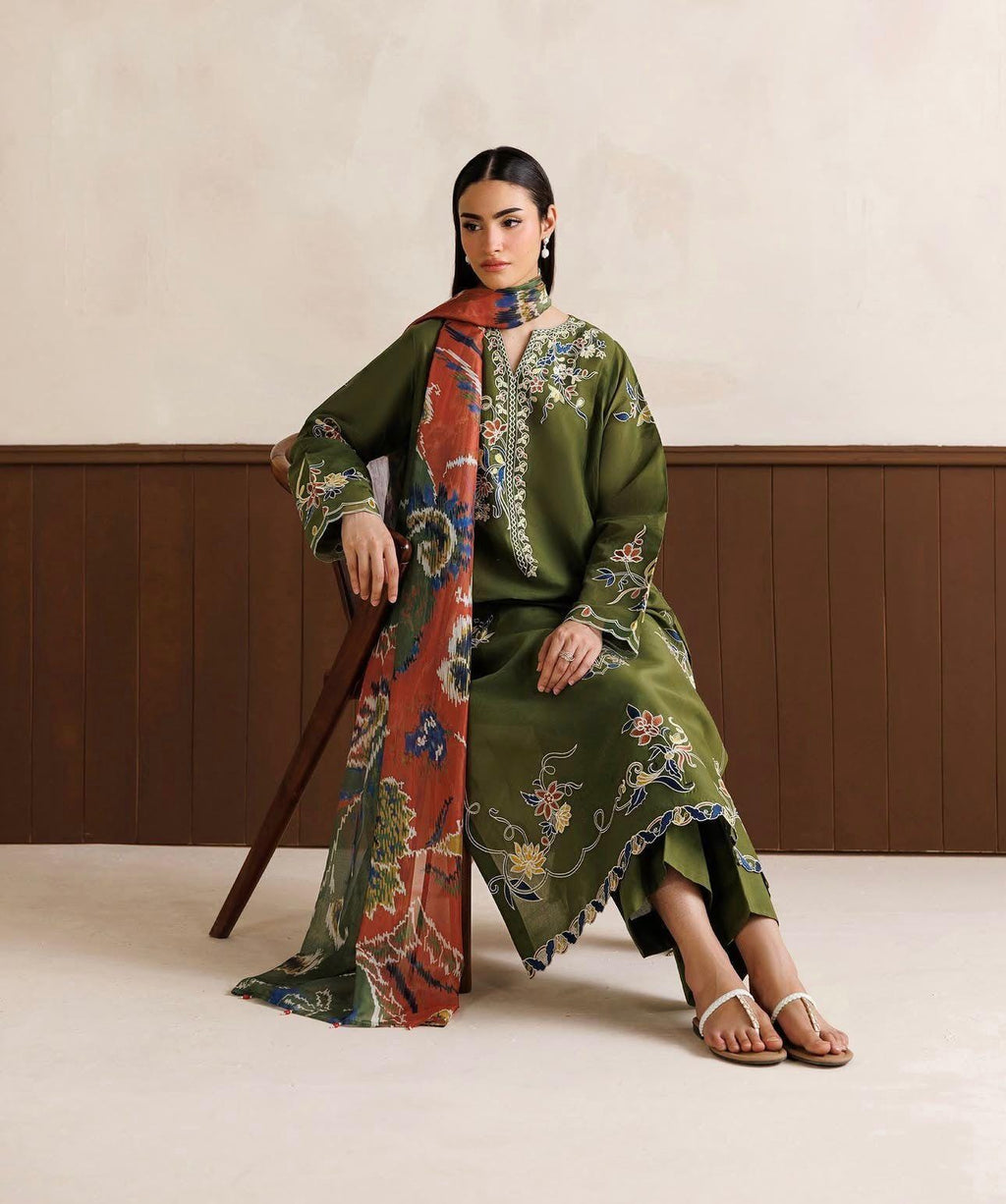 BQE 3pc Unstitched EMB Suit