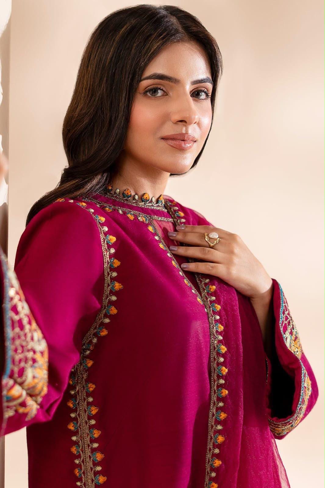 CHARIZMA Silk 3 Pc EMB Unstitched