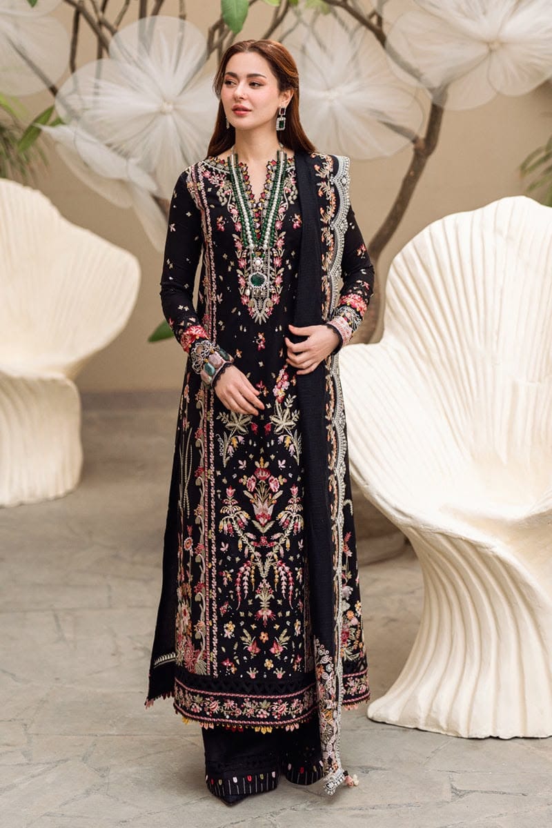 QALAMAR Wedding Winter 3piece EMB Unstitched