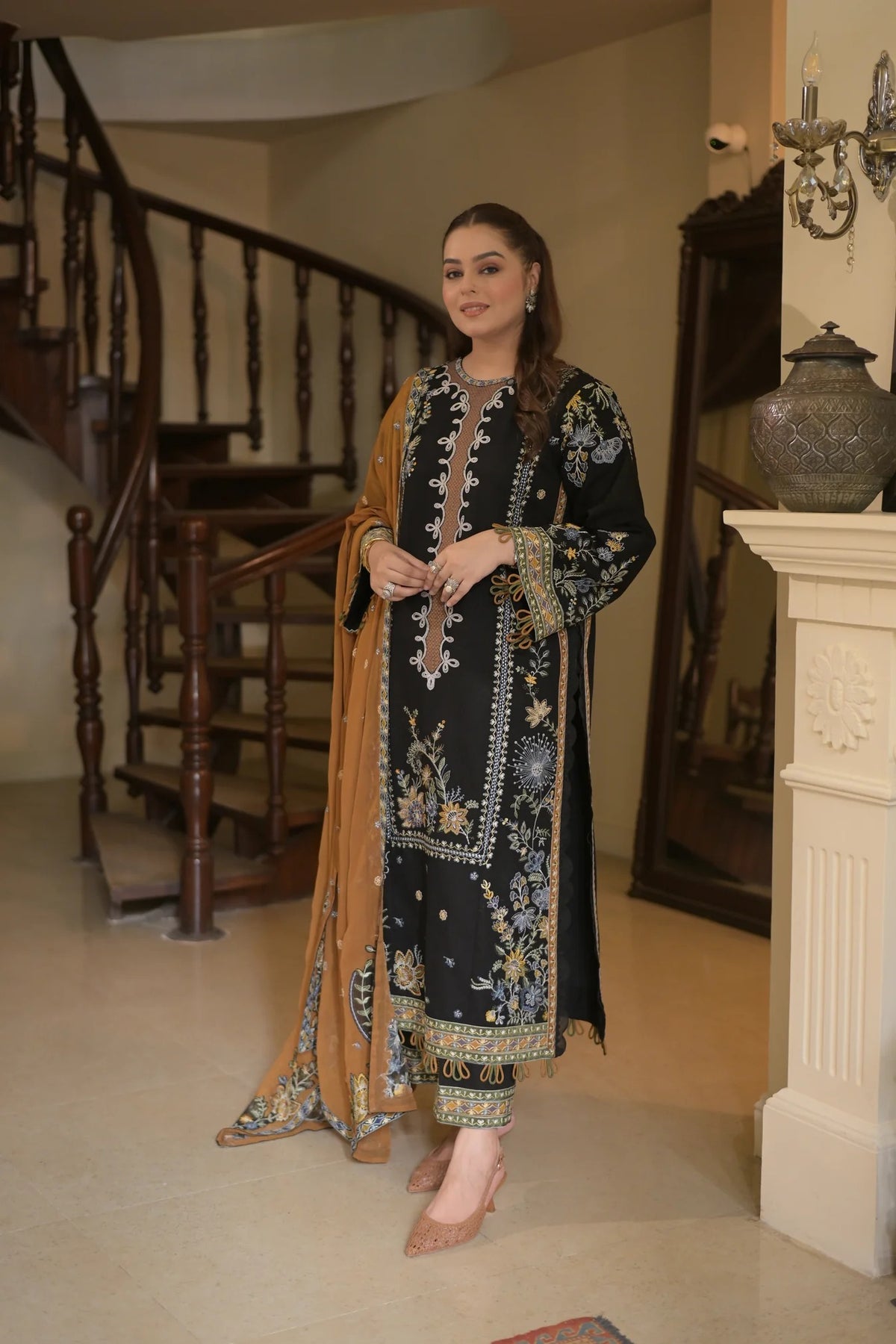 Aneela's Winter 3piece EMB Unstitched