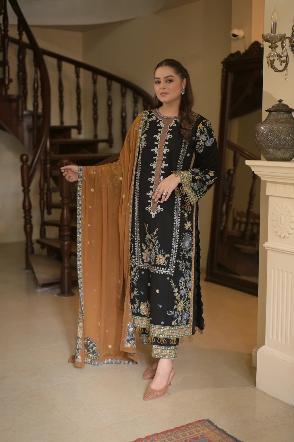 Aneela's Winter 3piece EMB Unstitched